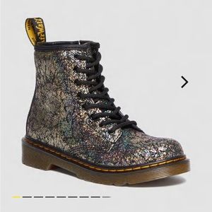 Girl’s Metallic Doc Martens size 12